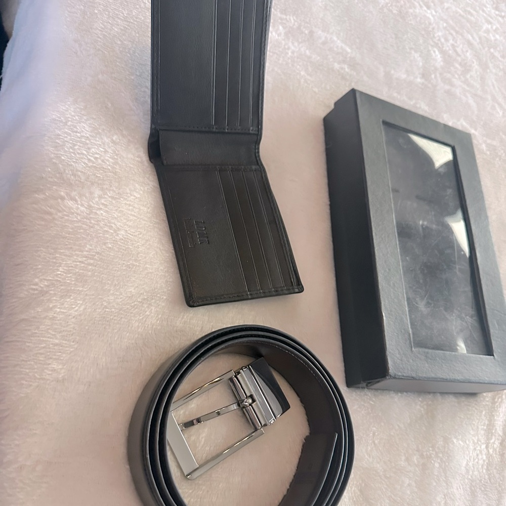 Men’s size 42 belt and wallet by LDKM